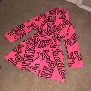 Victoria’s Secret pink robe